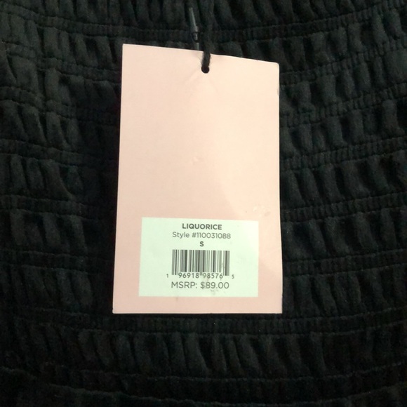 Juicy Couture Black Strapless Velour Pull-on Mini Dress Women’s Size Small - Picture 6 of 8